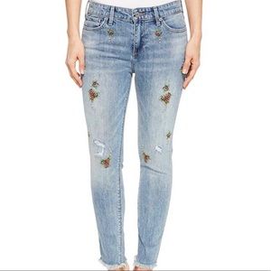 Lucky Brand Embroidered Jeans